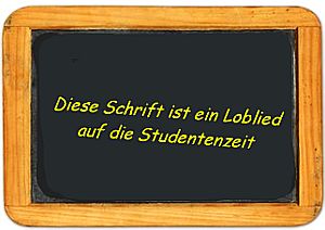 Schiefertafel
