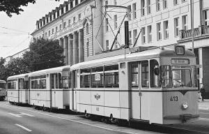 Die gute alte Bahn mit der Kurbel